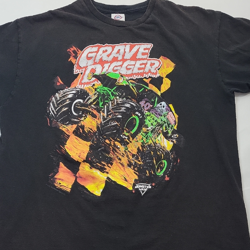 Men's Monster Jam Grave Digger Graphic Tee Size L